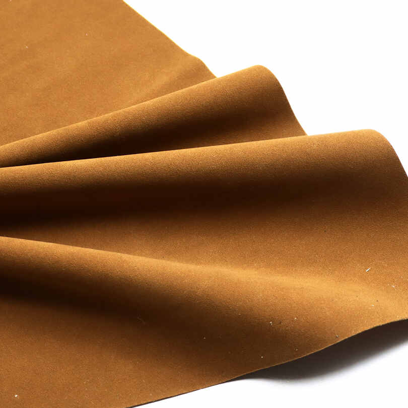 Alde bikoitzeko Suede PU larru sintetikoko arropa ehuna