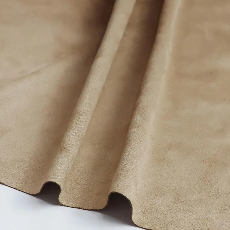 Plain Double-sided Suede Fabric Garments Material